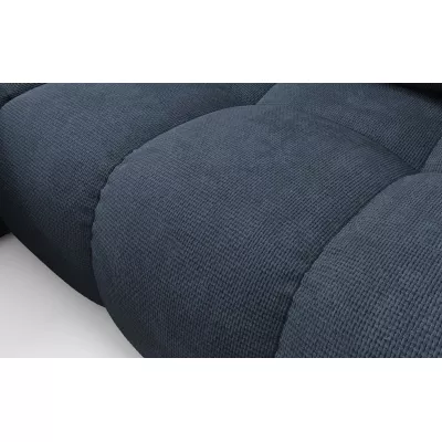 Rozkládací sedačka s úložným prostorem TRURO 1 - modrá, levý roh