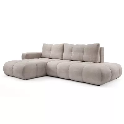 Rozkládací sedačka s úložným prostorem TRURO 1 - latte, levý roh