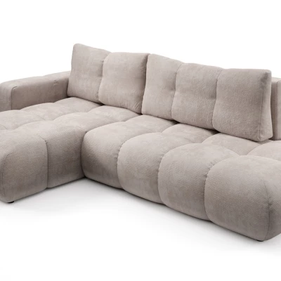 Rozkládací sedačka s úložným prostorem TRURO 1 - latte, levý roh