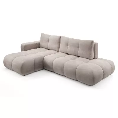 Rozkládací sedačka s úložným prostorem TRURO 1 - latte, levý roh