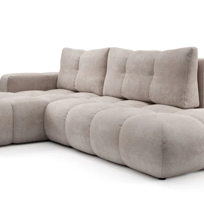 Rozkládací sedačka s úložným prostorem TRURO 1 - latte, levý roh