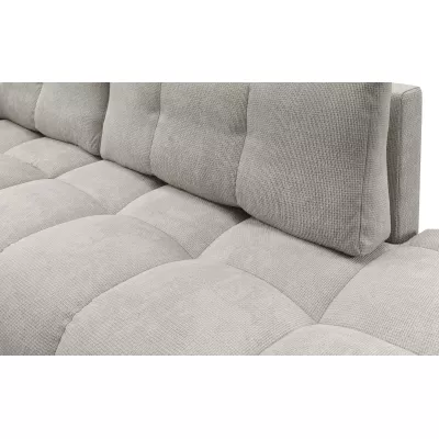 Rozkládací sedačka s úložným prostorem TRURO 1 - stříbrná, levý roh