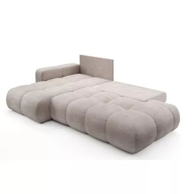 Rozkládací sedačka s úložným prostorem TRURO 1 - latte, levý roh