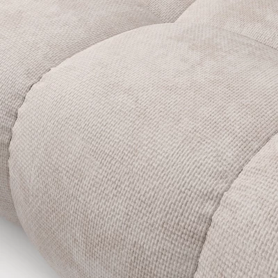 Rozkládací sedačka s úložným prostorem TRURO 1 - latte, levý roh