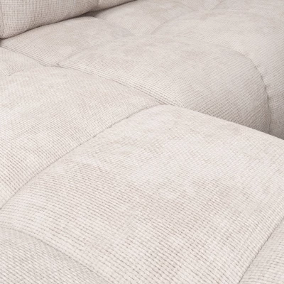 Rozkládací sedačka s úložným prostorem TRURO 1 - latte, levý roh