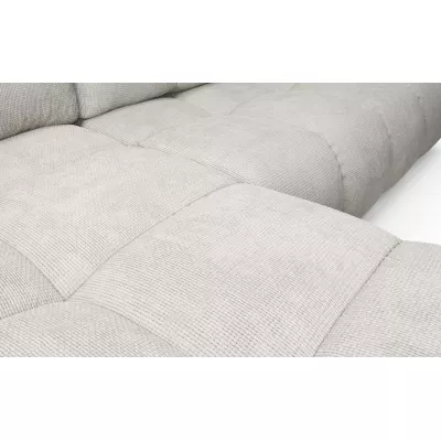 Rozkládací sedačka s úložným prostorem TRURO 1 - stříbrná, levý roh