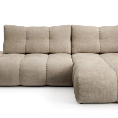 Rozkládací sedačka s úložným prostorem TRURO 1 - béžová, pravý roh