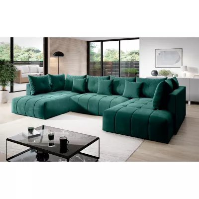 Rozkládací sedací souprava KASIA XXL - zelená