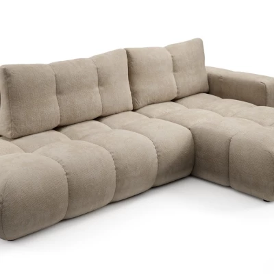 Rozkládací sedačka s úložným prostorem TRURO 1 - béžová, pravý roh