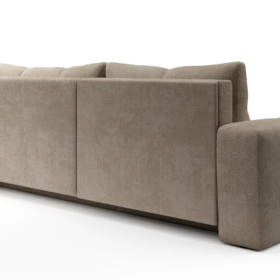 Rozkládací sedačka s úložným prostorem TRURO 1 - béžová, pravý roh