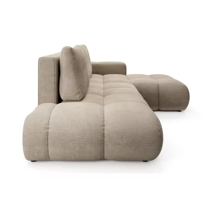 Rozkládací sedačka s úložným prostorem TRURO 1 - béžová, pravý roh