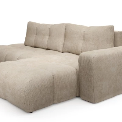 Rozkládací sedačka s úložným prostorem TRURO 1 - béžová, pravý roh