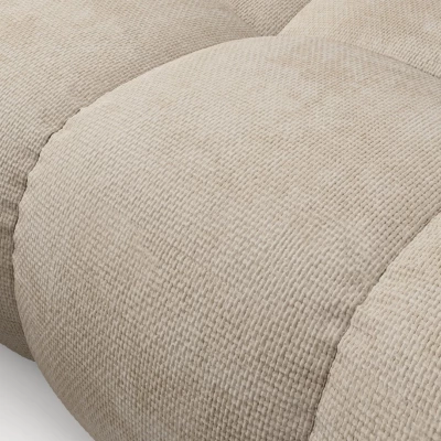 Rozkládací sedačka s úložným prostorem TRURO 1 - béžová, pravý roh