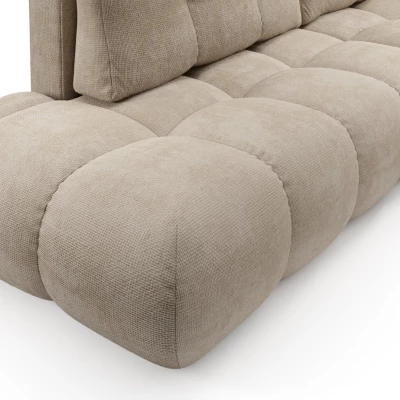 Rozkládací sedačka s úložným prostorem TRURO 1 - béžová, pravý roh