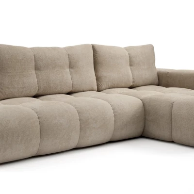 Rozkládací sedačka s úložným prostorem TRURO 1 - béžová, pravý roh