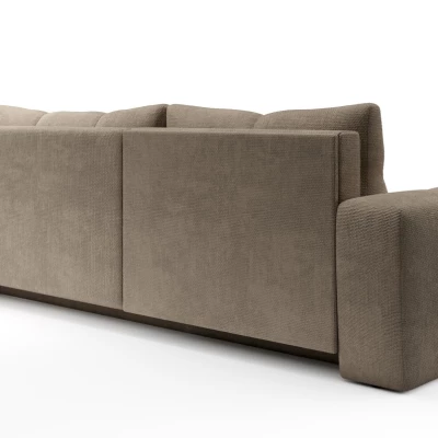 Rozkládací sedačka s úložným prostorem TRURO 1 - světlá šedá, pravý roh