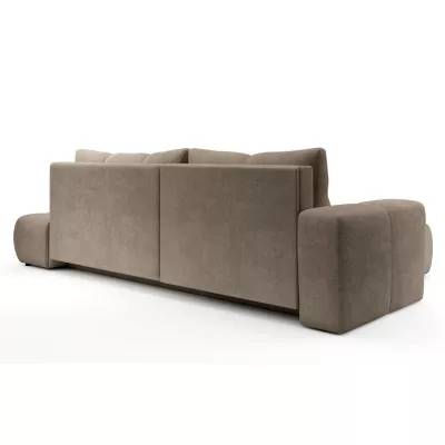 Rozkládací sedačka s úložným prostorem TRURO 1 - světlá šedá, pravý roh