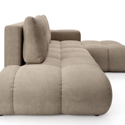 Rozkládací sedačka s úložným prostorem TRURO 1 - světlá šedá, pravý roh