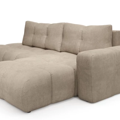 Rozkládací sedačka s úložným prostorem TRURO 1 - světlá šedá, pravý roh