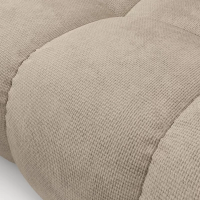 Rozkládací sedačka s úložným prostorem TRURO 1 - světlá šedá, pravý roh