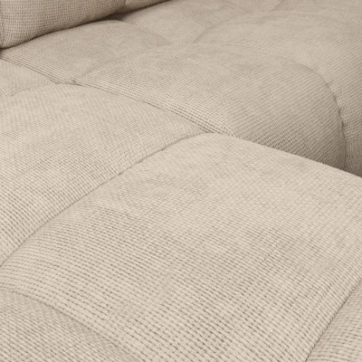 Rozkládací sedačka s úložným prostorem TRURO 1 - světlá šedá, pravý roh