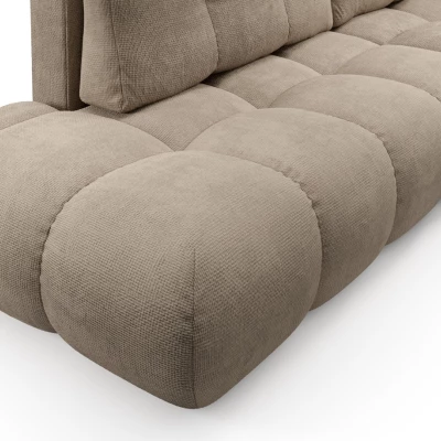 Rozkládací sedačka s úložným prostorem TRURO 1 - světlá šedá, pravý roh