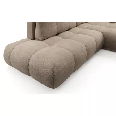 Rozkládací sedačka s úložným prostorem TRURO 1 - světlá šedá, pravý roh