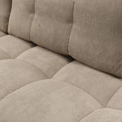 Rozkládací sedačka s úložným prostorem TRURO 1 - světlá šedá, pravý roh