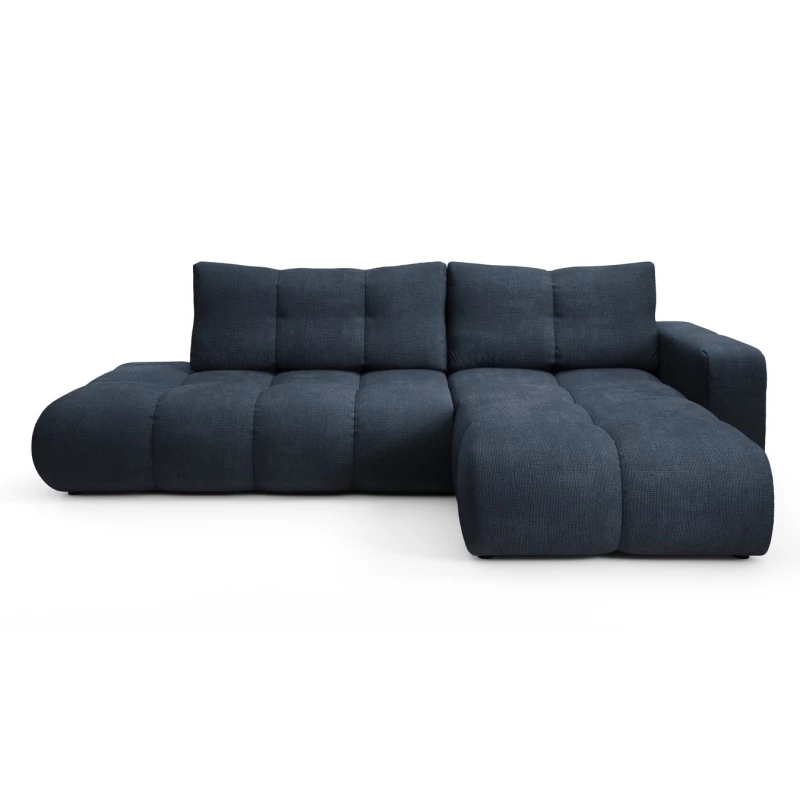 Rozkládací sedačka s úložným prostorem TRURO 1 - modrá, pravý roh