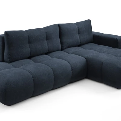 Rozkládací sedačka s úložným prostorem TRURO 1 - modrá, pravý roh