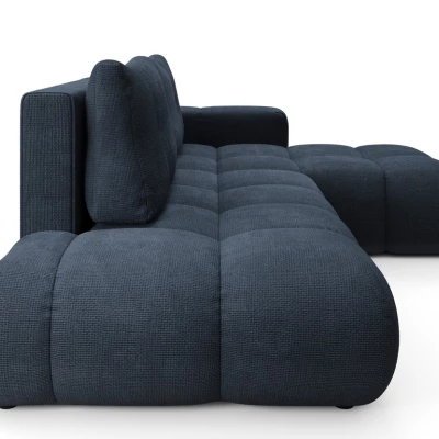 Rozkládací sedačka s úložným prostorem TRURO 1 - modrá, pravý roh