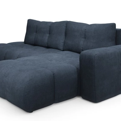 Rozkládací sedačka s úložným prostorem TRURO 1 - modrá, pravý roh