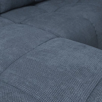 Rozkládací sedačka s úložným prostorem TRURO 1 - modrá, pravý roh