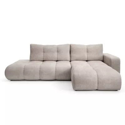 Rozkládací sedačka s úložným prostorem TRURO 1 - latte, pravý roh