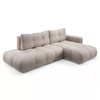 Rozkládací sedačka s úložným prostorem TRURO 1 - latte, pravý roh