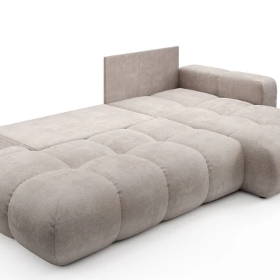 Rozkládací sedačka s úložným prostorem TRURO 1 - latte, pravý roh