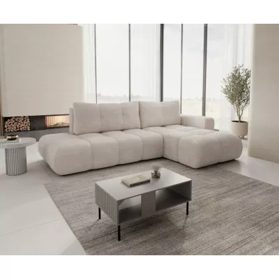 Rozkládací sedačka s úložným prostorem TRURO 1 - latte, pravý roh