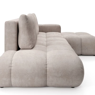 Rozkládací sedačka s úložným prostorem TRURO 1 - latte, pravý roh