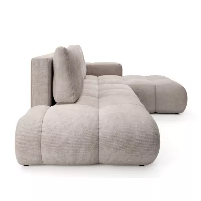 Rozkládací sedačka s úložným prostorem TRURO 1 - latte, pravý roh