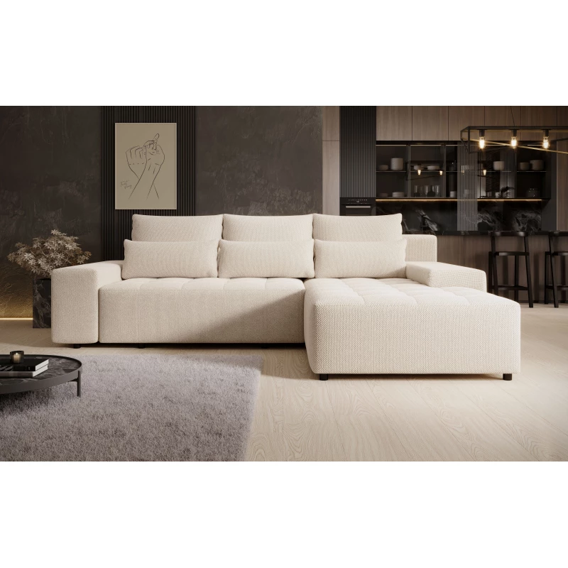 Elegantní sedací souprava EDITA - krémová