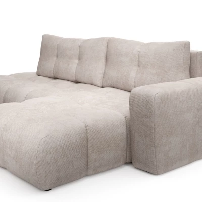 Rozkládací sedačka s úložným prostorem TRURO 1 - latte, pravý roh