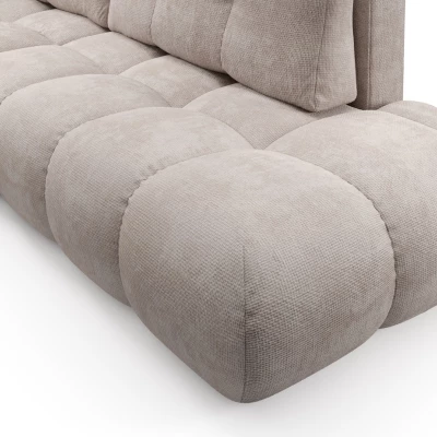 Rozkládací sedačka s úložným prostorem TRURO 1 - latte, pravý roh