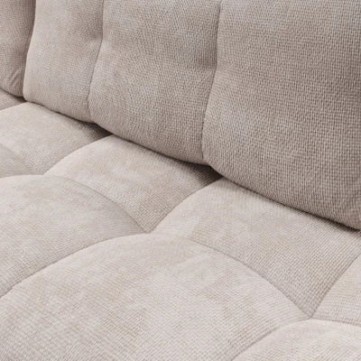 Rozkládací sedačka s úložným prostorem TRURO 1 - latte, pravý roh