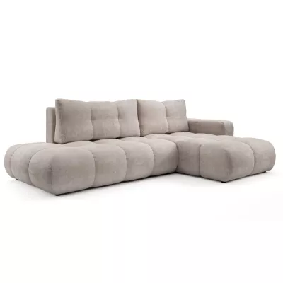 Rozkládací sedačka s úložným prostorem TRURO 1 - latte, pravý roh