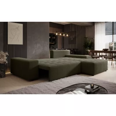 Elegantní sedací souprava EDITA - šedozelená