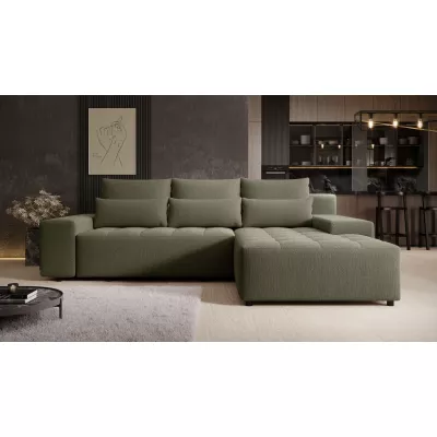 Elegantní sedací souprava EDITA - šedozelená