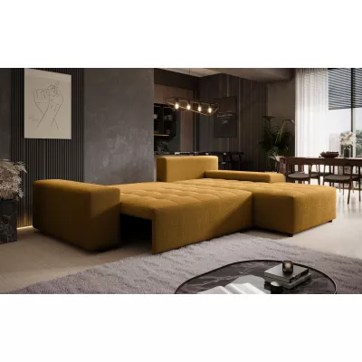 Elegantní sedací souprava EDITA - hořčicová