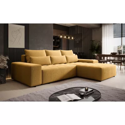 Elegantní sedací souprava EDITA - hořčicová