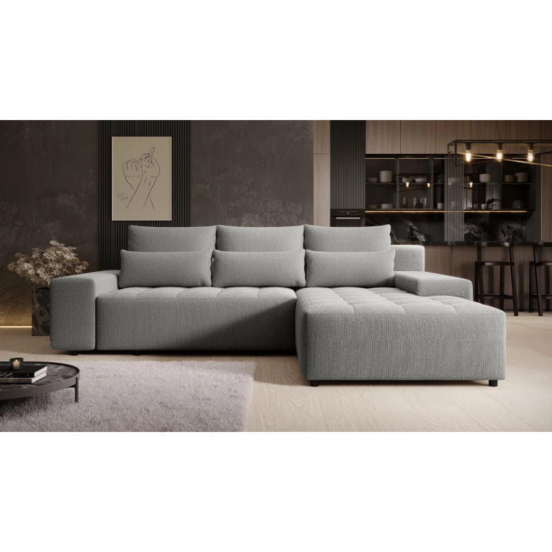 Elegantní sedací souprava EDITA - šedá