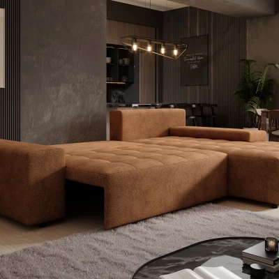 Elegantní sedací souprava EDITA - oranžová